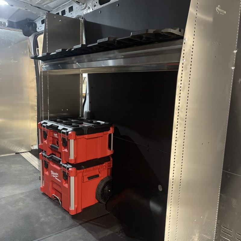 Commercial Vehicle Shelf Organization System 2